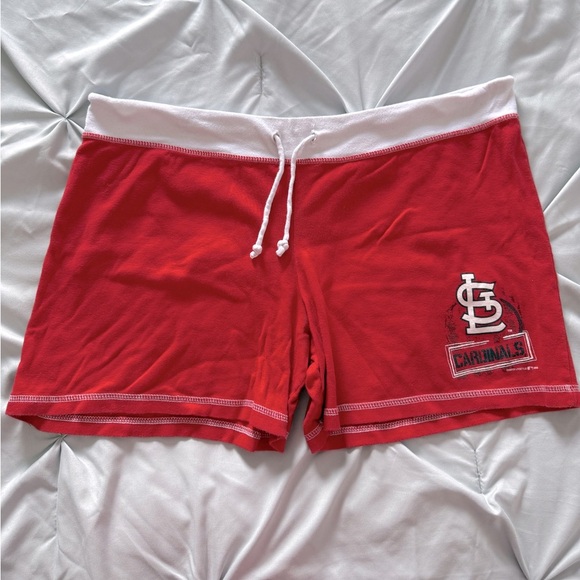 St. Louis Cardinals 2009 Red Drawstring Shorts Women’s Size XL - Picture 1 of 3